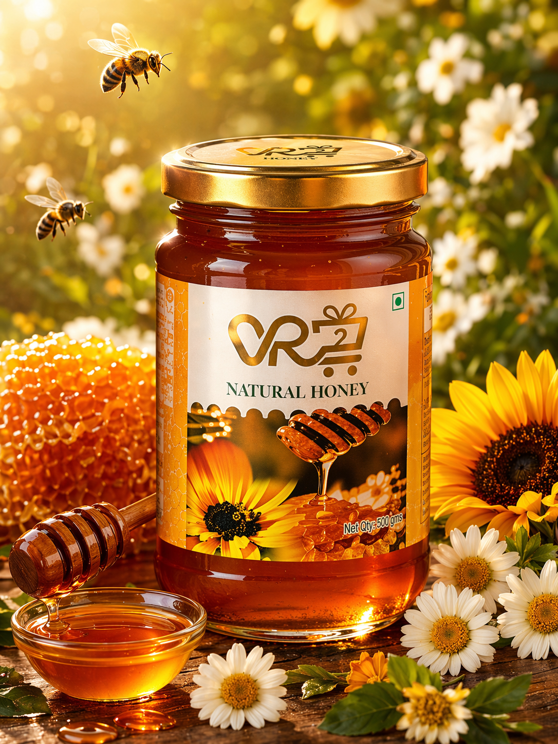 🍯 VR2 Organics Natural Honey – (500g)