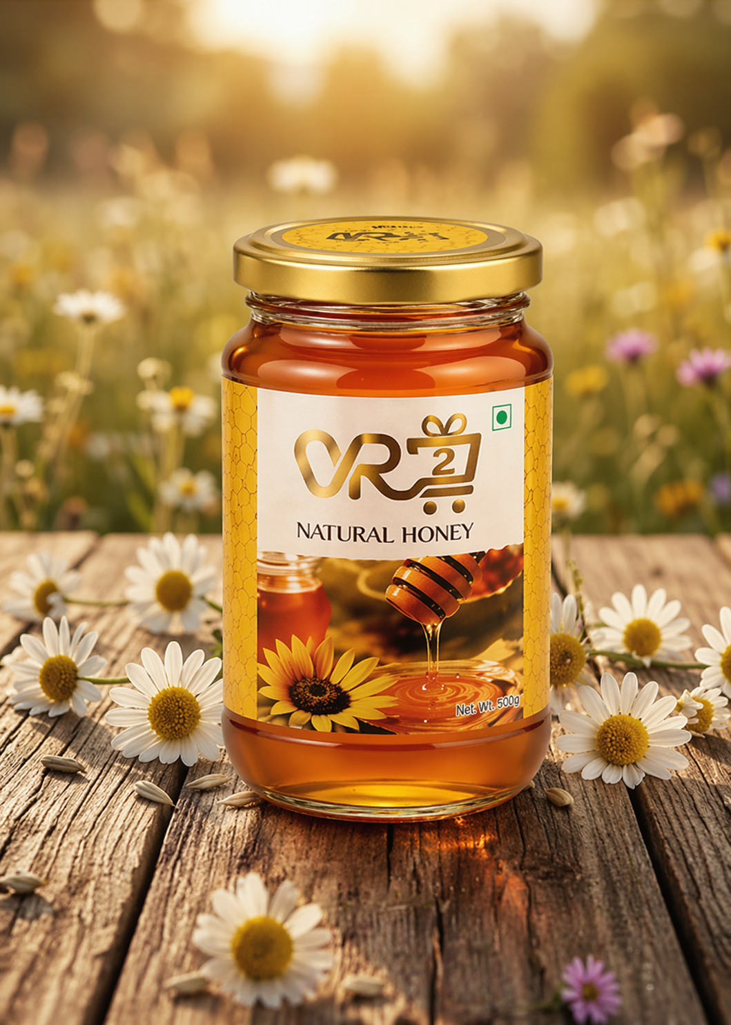 🍯 VR2 Organics Natural Honey – (500g)